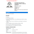 thumbnail image 2 of Front Brake Pad and Rotor Kit - Compatible with 2002 - 2005 Ford Thunderbird 2003 2004, 2 of 2