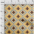 thumbnail image 1 of oneOone Cotton Flex Fabric Argyle Ikat Print Fabric BTY 40 Inch Wide, 1 of 1