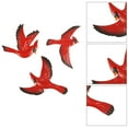 thumbnail image 2 of CIMAXIC 3 Pcs Metal Birds Flying Wall Hanging Scluture Metal Wall Hanging (Random Style),8.66"X7.48"X0.79", 2 of 4