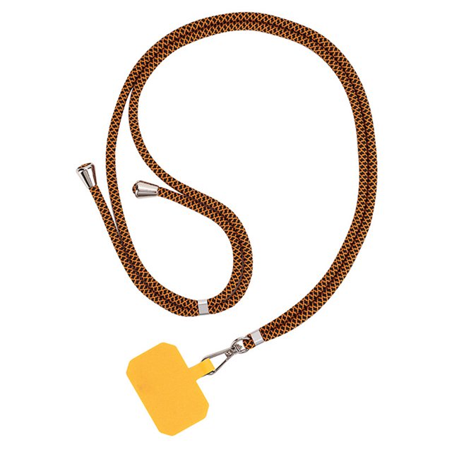 Cordón universal para teléfono móvil Cuerda para teléfono móvil (malla naranja + tarjeta amarilla) Ehuebsd Para estrenar