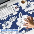 thumbnail image 2 of Long Mouse Pads for Desk,Pioneer Flower Floral Print Pattern Desk Mats on Top Of Desks, Desk Mouse Pad Extra Large with 3mm Non-Slip Base and Stitched Edge for Gaming,Office,Work,Home 47.3"x23.6", 2 of 6