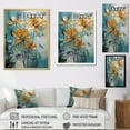 thumbnail image 4 of Designart "Haven Of Floral Tranquility" Flowers Floater Framed Canvas Art Print, 4 of 5
