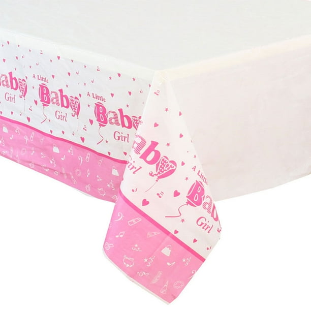 Yuarrent Mantel de una sola vez, decoración de fiesta fácil de usar, Protector de de buen aspecto para el hogar, cocina, restaurante Suministros de limpieza para el hogar Chicas rosadas 137*274cm