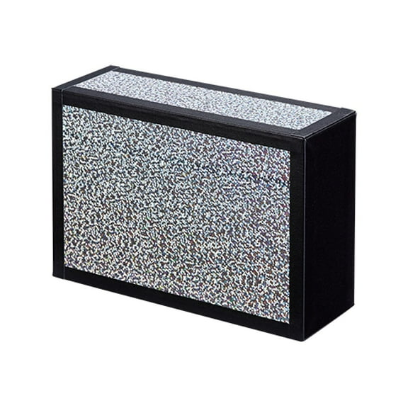 Henrys Juggling Wooden Cigar Box - Glitter Colors with Black Tape (Silver)