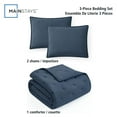 thumbnail image 4 of Mainstays 3-Piece Comforter Set, Washed Indigo, Double Queen, 4 of 9