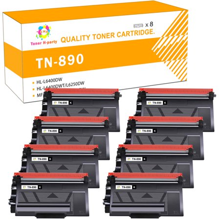 Toner H-Party Compatible Toner Cartridge Replacement for Brother TN-890 Use with HL-L6400DW L6400DWT L6250DW  MFC-L6900DW L6750D Printer Ink (Black 8-Pack) price history on PriceWatchPro