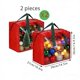 thumbnail image 3 of Pack de 2 bolsitas para guardar adornos de Navidad | Gran bolsa redonda de tela 600D para protección de decoraciones navideñas, organizador duradero para bombillas navideñas, recipiente espacioso a, 3 of 7