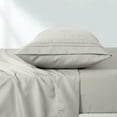 thumbnail image 6 of Silver Queen 4 Pieces Sheet Set - Rich and Soft Hand in Hotel Luxury Style - Easy Care, and Resistant to Wrinkle, Color Fade and Stain (Silver, Queen), 6 of 6