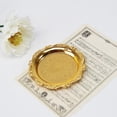 thumbnail image 3 of Retro European Gold Metal Tray, Compact Jewelry Organizer, Photo Prop, Dessert Plate, Stylish Home Accessory, Lightweight Metal Construction, 3 of 6