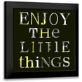 thumbnail image 1 of Longfellow Designs 20x20 Black Modern Framed Museum Art Print Titled - Little Things, 1 of 5