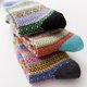 thumbnail image 4 of Xiao Hua 5 pares de calcetines de tubo medio de lana gruesa de estilo retro para mujer, cálidos para invierno, tallas 9-11, calcetines largos para hombre y mujer, 4 of 5