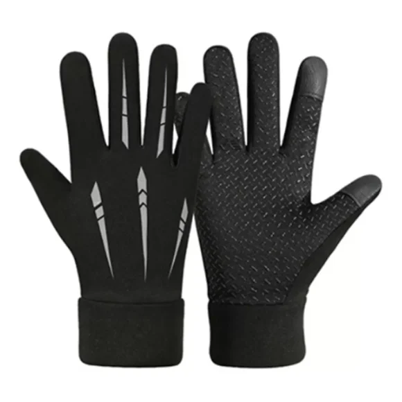 Calidos Guantes De Invierno Afelpados Impermeables Hombre