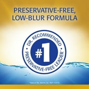 Refresh Optive Mega-3 Lubricant Eye Drops Preservative-Free Artificial Tears, 0.4 ml, 60 Count