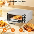 thumbnail image 4 of Electric Pizza Oven,Commercial Pizza Oven Countertop,Home kitchen Stainless Steel Electric Pizza Oven, Indoor Pizza Maker with Crumb Tray, Timer, Single Deck Layer Pizza Cooker for Restaurant, 4 of 7