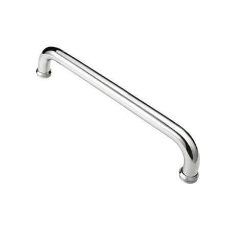 Unique Bargains Shower Glass Door 17-21/64 Inch Pull Handle Hole Centers 25mm Pipe