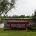 thumbnail image 2 of Wildridge Heritage 42" Patio Bench, Cardinal Red - Outdoor All-Weather HDPE Furniture, 2 of 4
