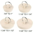 thumbnail image 3 of Universal Bathtub Drain Stopper Flexible Rubber Plug With Chain For Secure Leak Proof Water Retention, 3 of 4