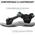 thumbnail image 5 of OutPro Men's Hiking Sandals Outdoor Walking Athletic Sandals Fashion Casual Flat Sandals, 5 of 7