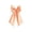 Orange, variant on geerera 3-Pack Gingham Decorative Bows, 13.8" Plaid Ribbon Bows for Wreaths, Gift Wrapping & Holiday Party Decor, Farmhouse Style Home Accents