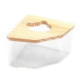 thumbnail image 2 of Baño para hámster, inodoro para mascotas, transparente, para animales pequeños, extraíble y excavable., 2 of 9