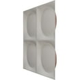 thumbnail image 4 of Ekena Millwork 11 7/8"W x 11 7/8"H Adonis EnduraWall Decorative 3D Wall Panel, Universal Pearl Metallic Champagne Pink (12-Pack for 11.76 Sq. Ft.), 4 of 5
