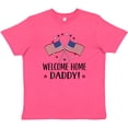 thumbnail image 3 of Inktastic Military Homecoming Welcome Home Daddy Youth T-Shirt, 3 of 5