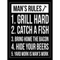 thumbnail image 2 of Grey, Jace 15x18 Gold Ornate Wood Framed with Double Matting Museum Art Print Titled - Mans rules, 2 of 4