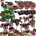 thumbnail image 2 of MOC Military Building Blocks Figure Napoleon Wars Soldier Accessories Weapon Cannon Sandbag Army Pirate Mini Brick gift X003 DIY, 2 of 9