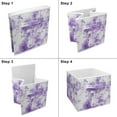 thumbnail image 5 of Sorbus Cube Storage Bins Cube Foldable Fabric Basket Bin Box Shelves Cubby Cloth Organizer - Great for Kids Nursery Closet Shelf, Playroom, Home Organization (Tie-Dye Purple), 5 of 6