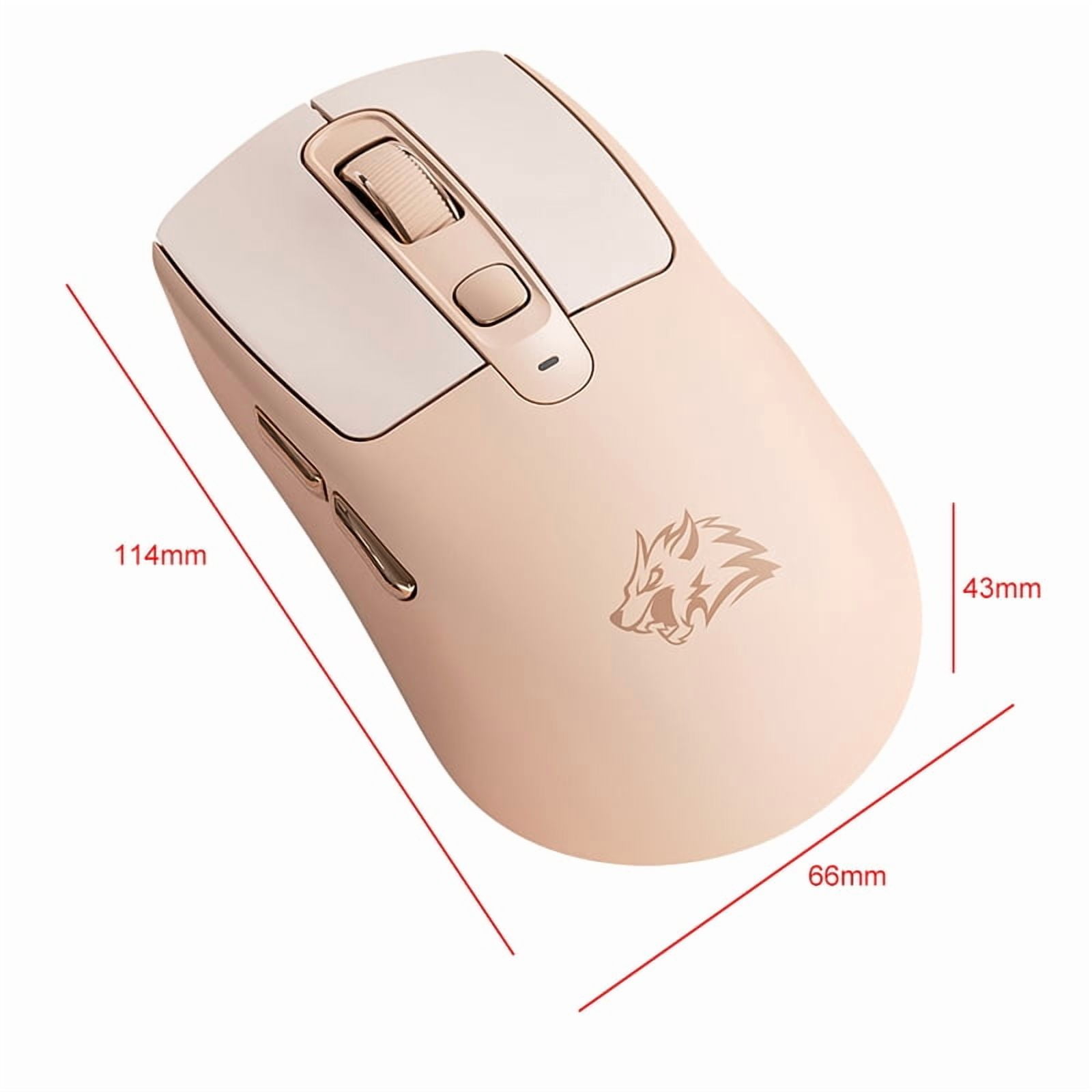 Bluetooth-Compatible Mouse BT 5.0/4.0 & 2.4Ghz 1200-4000 DPI Portable PC Mouse with USB Receiver for  PC Laptop Notebook Desktop