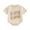 Apricot, variant on Bagilaanoe Newborn Baby Girl Boy Summer Rompers Letter Print Short Sleeve Bodysuits 3M 6M 12M 18M Infant Casual One Piece Short Jumpsuit