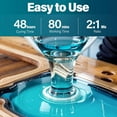 thumbnail image 4 of LET'S RESIN Deep Pour Epoxy - 1.5 Gallon, 2-4 Inch Clear, Bubble Free for River Tables, Flower Art & Crafts, 4 of 7