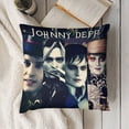 thumbnail image 3 of Johnny Depp Pillow Case Soft Pillow Cover Pillowcase Decorative Cushion Cover Home Decor 26 "x26 ", 3 of 8