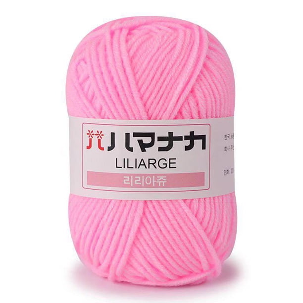 Hilo de tejer de algodón de leche suave de 25g, hilo de algodón de 4 capas para tejer antibolitas de alta calidad para bufanda de ganchillo, suéter, sombrero, muñeca artesanal Dengxun unisex