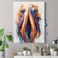 thumbnail image 4 of Qisvanset 12x16 Inch Octopus Pelican Ocean Canvas Wall Art, Marine Creature Art Ready To Hang Home Wall Decor, 4 of 8