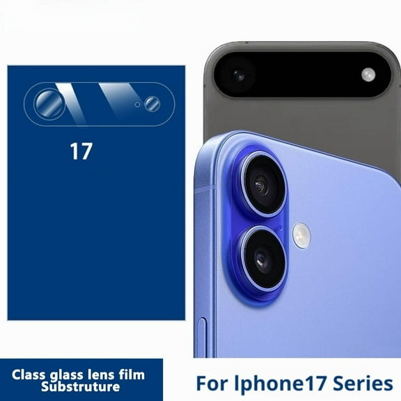 iPhone 17 Tempered Glass Lens Protector & Base Cover