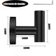 thumbnail image 3 of 6 PCS Porta Toallas, Gancho de Acero Inoxidable Set para Baño, Dormitorio, Cocina, Sala de Estar, Garaje, Aseo Ganchos de Pared (Negro), 3 of 4