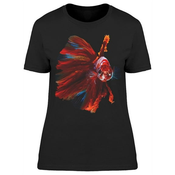 Gorgeous Siamese Betta Fish T-Shirt Women -Image by Shutterstock, Female Large