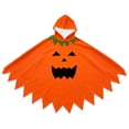 thumbnail image 3 of Boys' Pumpkin Unisex Hooded Cape Girls Dress up Clothes Boy Halloween 4-5 Years, 3 of 3