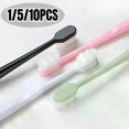 thumbnail image 1 of Ultra Fine Soft Bristled Toothbrush Million Nanometer Bristles Gentle Adults Deep Cleaning Portable Travel Oral Care Tool, 1 of 5