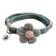 thumbnail image 5 of Collar para gatos con cascabel, ajustable, para perros, collares básicos, accesorios para el cuello, collares para perros verde oscuro, 5 of 9