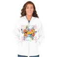 thumbnail image 3 of XOMG POP Merry Go Round Song Cover Women Plus Size Zipper Hoodie Brisco Brands 2X, 3 of 5