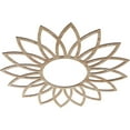 thumbnail image 2 of Ekena Millwork 38"OD x 12 1/2"ID x 3/8"T Daisy Wood Fretwork Pierced Ceiling Medallion, Red Oak, 2 of 3