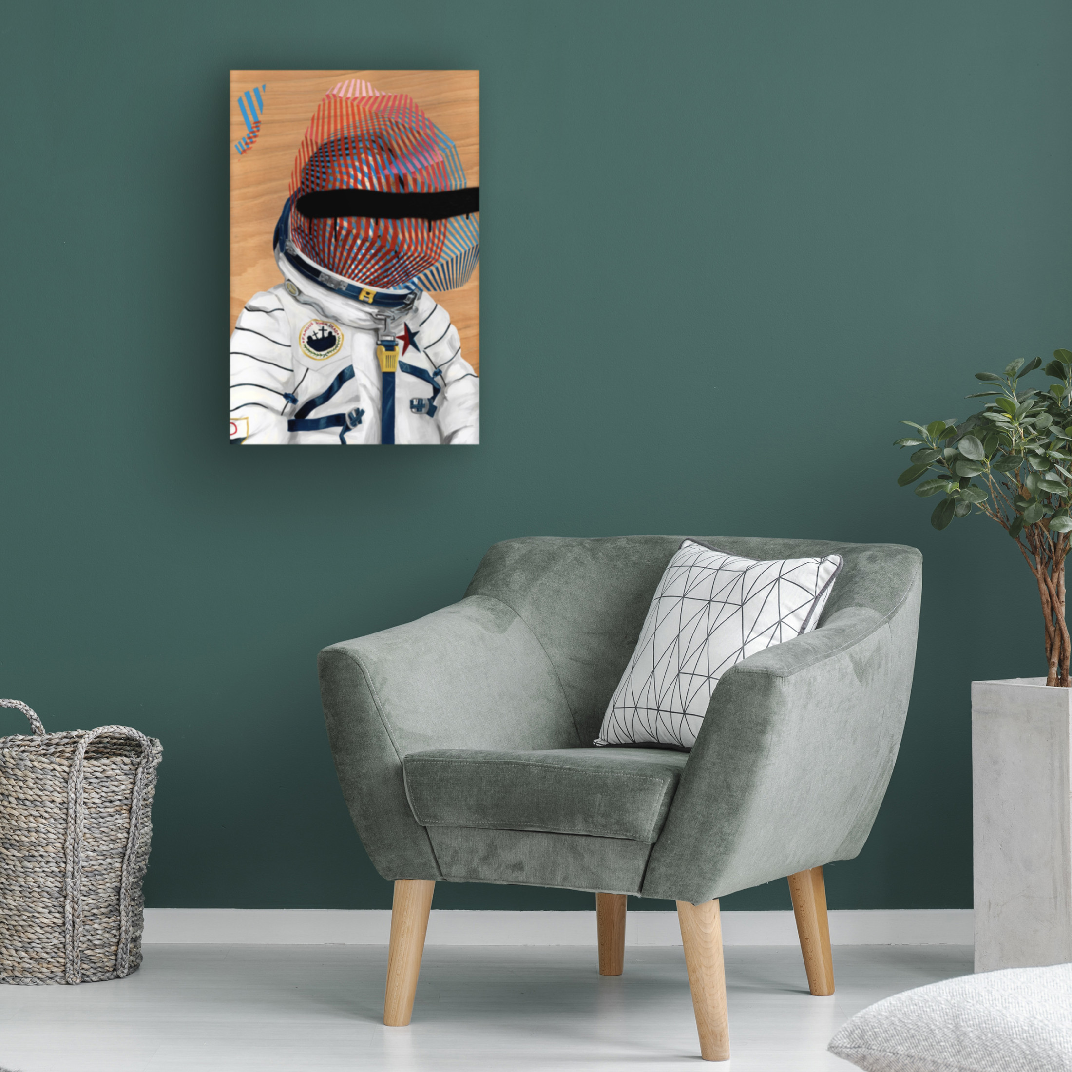 Trademark Fine Art Famous When Dead Spaceman 2 Canvas Wall Art