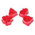 thumbnail image 4 of 4PCS/Set christmas cookie biscuit mold 3d cookie plunger cutter diy baking mould, 4 of 5