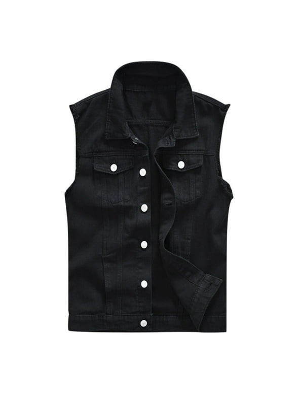 Denim Men Vest