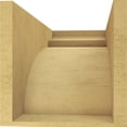 thumbnail image 4 of 10"W x 20"D x 10"H Wide Yorktown Rough Cedar Woodgrain TimberThane Corbel, Primed Tan, 4 of 6
