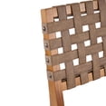 thumbnail image 3 of Christopher Knight Home Rustic PU Upholstered Barstools, Rivet Accents, Solid Wood Frame, Dark Brown, Set of 4, 3 of 10