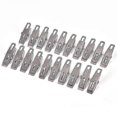 thumbnail image 1 of 20 pinzas de ropa de acero inoxidable, abrazaderas metálicas para lavandería, pasadores de metal para colgar, clips Shytmv, 1 of 4