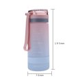 thumbnail image 4 of Botella de bebida Botella de agua fría portátil para la oficina de la escuela al aire libre Rosa 400ml Ehuebsd Para Estrenar, 4 of 4
